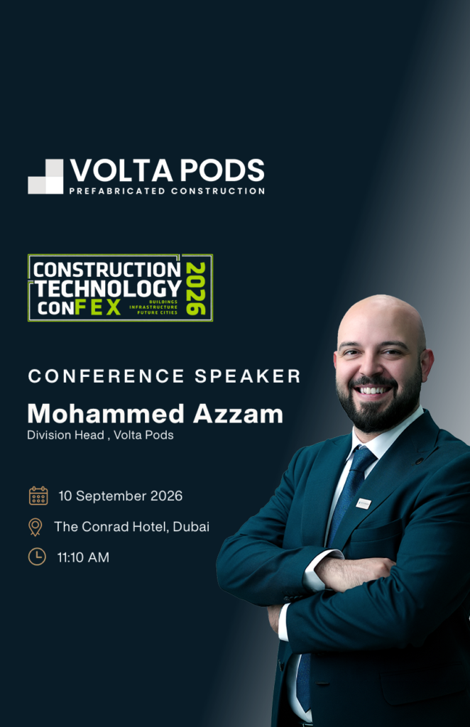 Volta Pods to Address the Challenges of Scaling Modular Construction at Construction Technology ConFex 2026